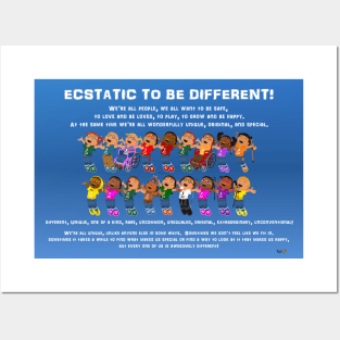 Ecstatic to be Different! Std. Print Posters and Art